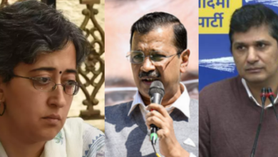Atishi, Arvind Kejriwal and Saurabh Bhardwaj