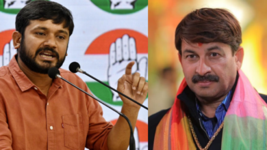 Kanhaiya Kumar and Manoj Tiwari