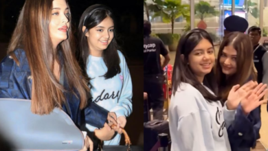 Aishwarya with Aradhya Bachchan