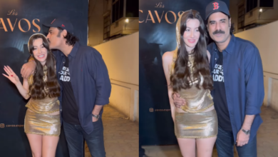 Giorgia Andriani and Sikandar Kher