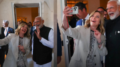 Narendra Modi and Giorgia Meloni