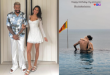 Hardik Pandya with Mahieka Sharma