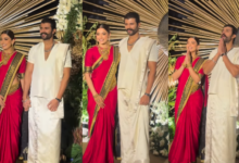 Rashmika Mandana and Vijay Devarakonda Reception