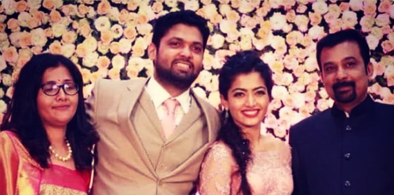 Rashmika Mandanna and Rakshit Shetty