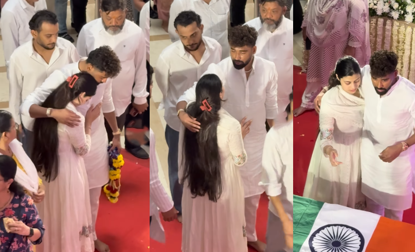 Mohammed Siraj and Zanai Bhosle