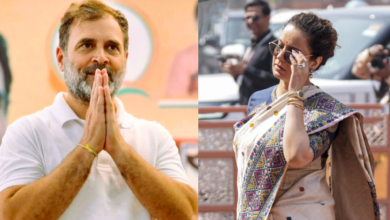 Rahul Gandhi and Kangana Ranaut