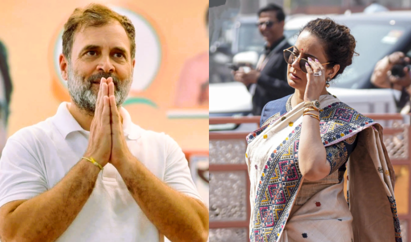 Rahul Gandhi and Kangana Ranaut