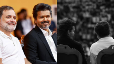 Thalapathy Vijay and Rahul Gandhi