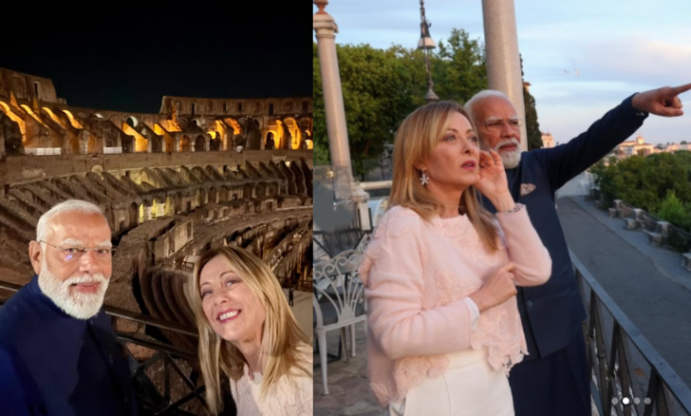 PM Modi and Giorgia Meloni